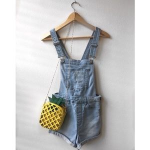 Denim Short Overalls